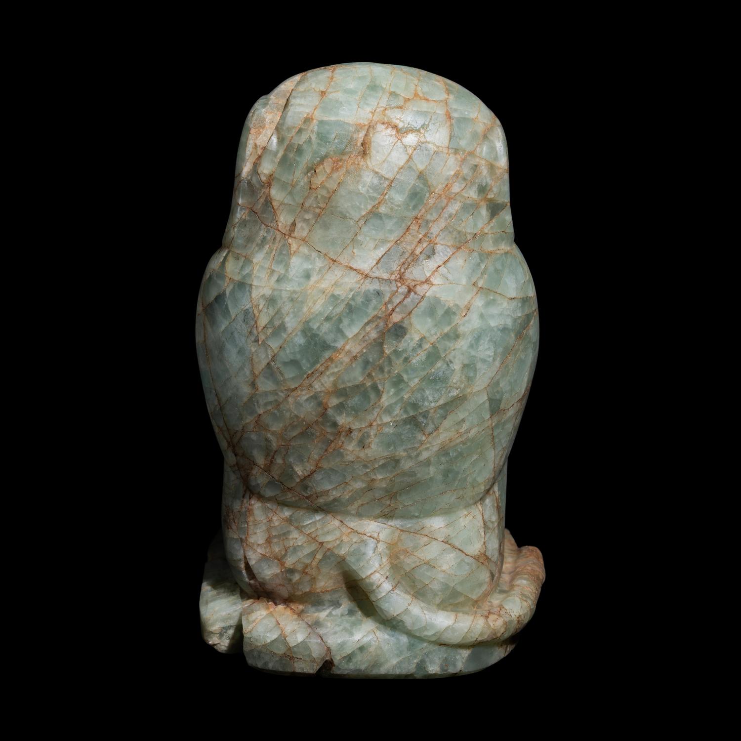 An Egyptian Amazonite Baboon