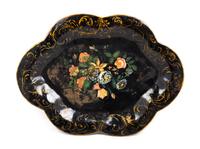 Five Victorian Trays Width of widest 30 inches. — 19th/20th CENTURY