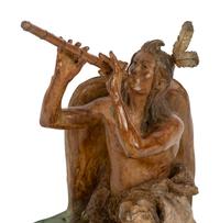 Pair of Bookends: Maiden and Flute Player , edition 9/50