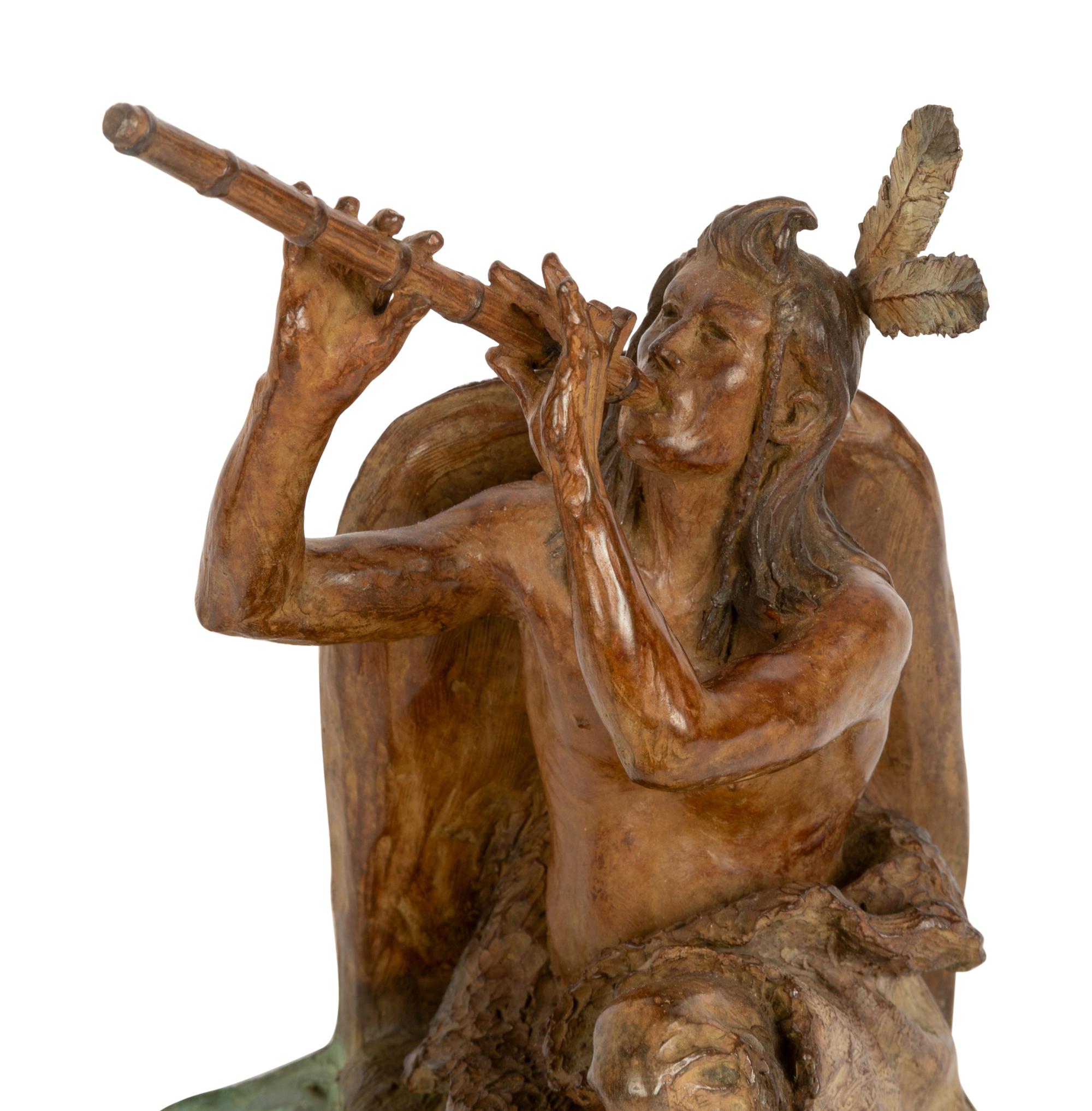 Pair of Bookends: Maiden and Flute Player , edition 9/50