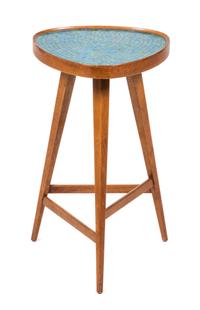 A Model 5647 Occasional Table, Edward Wormley for Dunbar Height 21 1/2 inches.