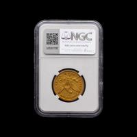 An 1852-O Liberty Head $10 Gold Coin [NGC AU58]