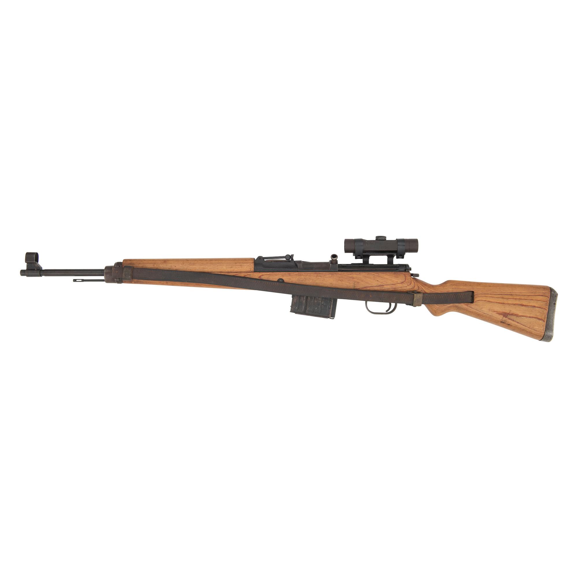 **Mismatched German qve45 Code K43 Sniper Rifle with ZF4 Scope