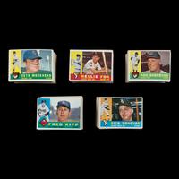 A Near Set of 1960 Topps Baseball Cards (563/572) from The Collection of David Eisenhower