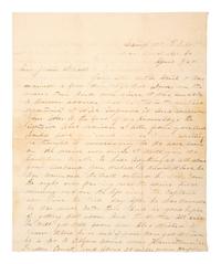 [CIVIL WAR]. 2 letters written to the wife of Captain John H. Black, 12th Pennsylvania Cavalry.