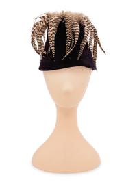 William J. Feathered Velvet Hat