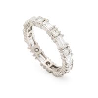 DIAMOND AND PLATINUM ETERNITY BAND