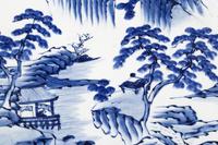 12 Japanese Blue and White Porcelain wares