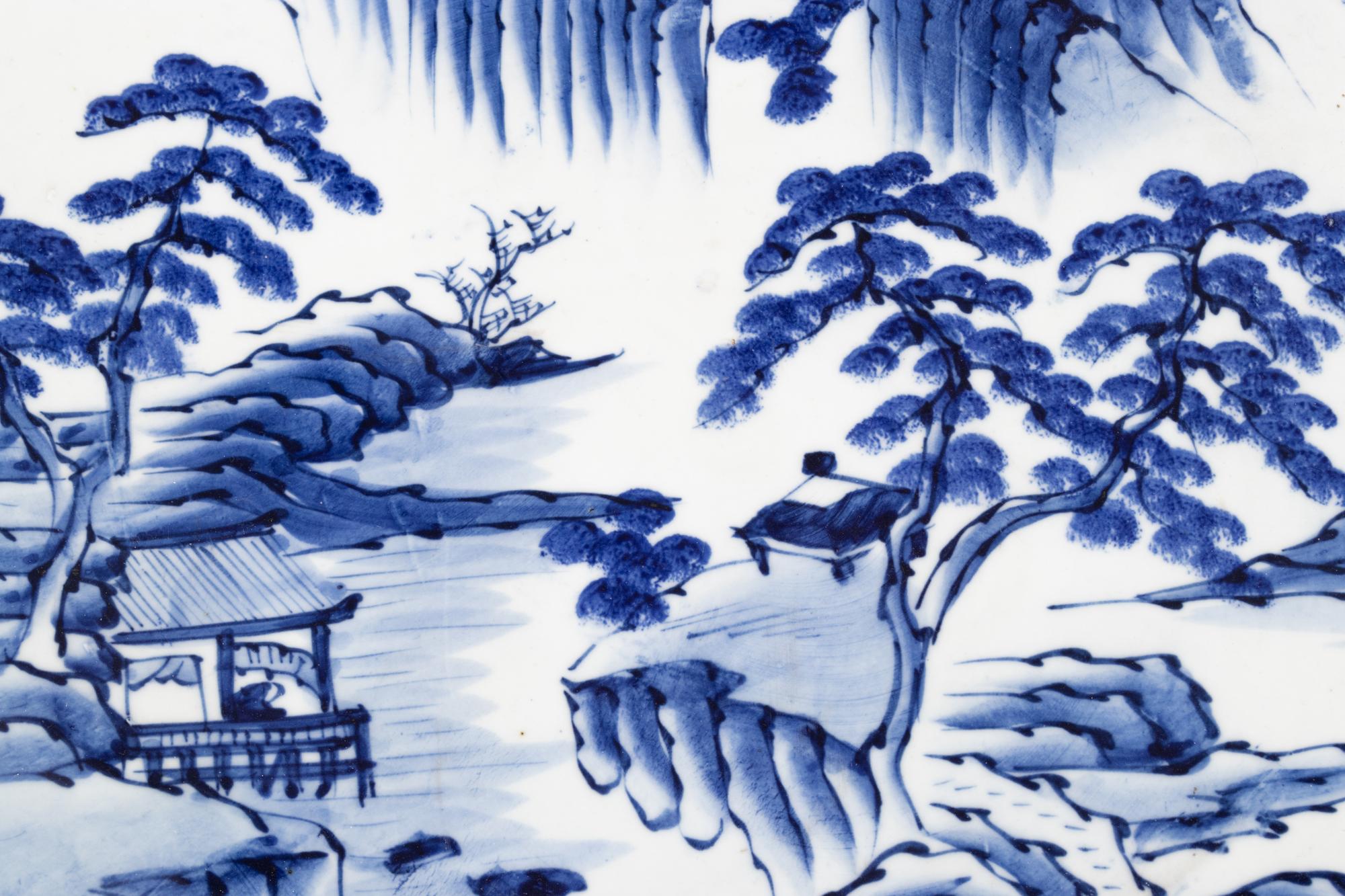 12 Japanese Blue and White Porcelain wares