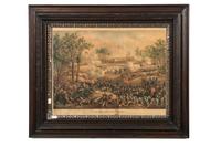 [CIVIL WAR]. A group of 7 lithographs by Kurz & Allison and Currier & Ives, comprising: