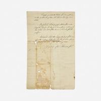 [Americana] Franklin, Benjamin Autograph Letter, signed