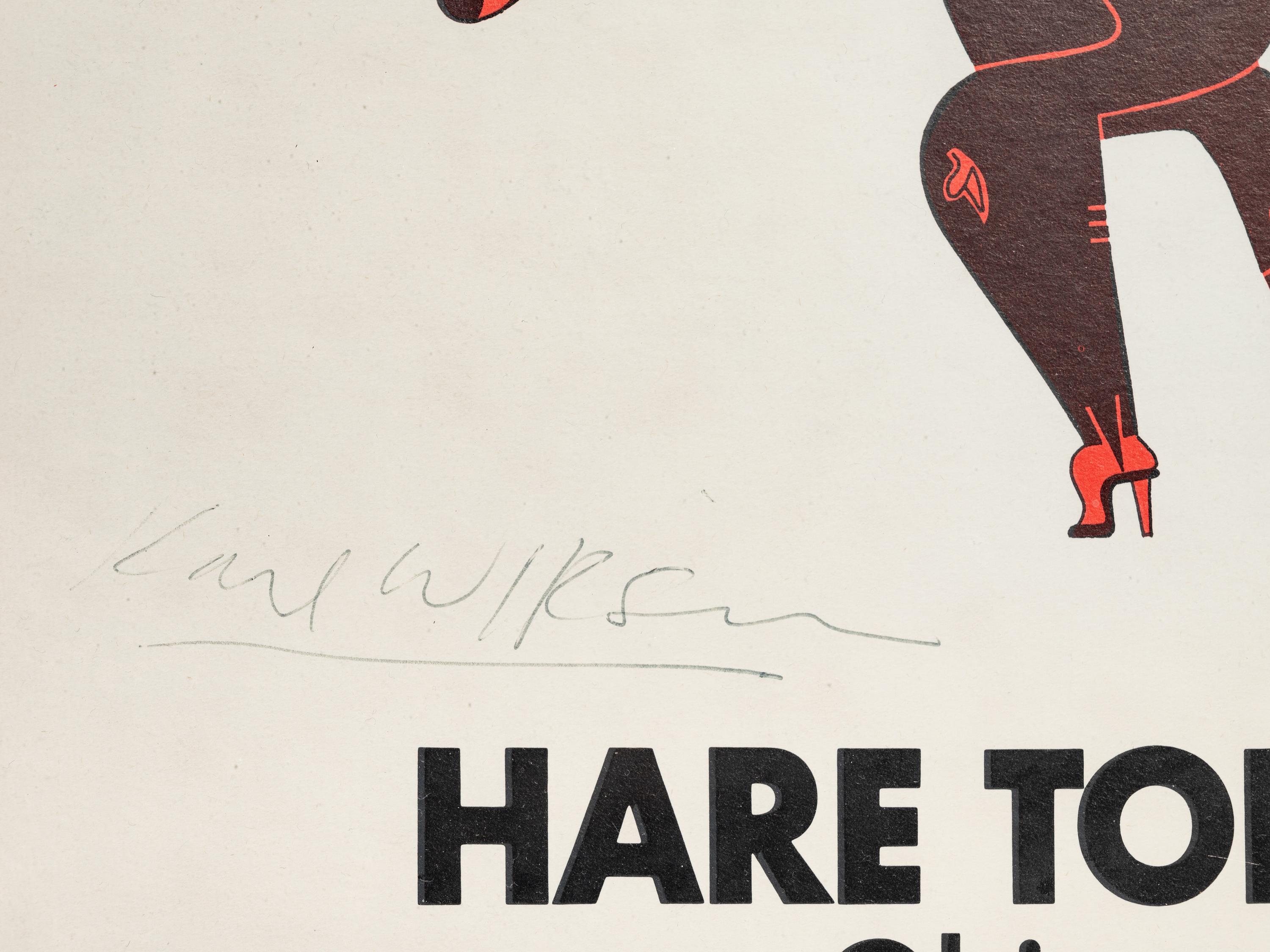 Dancing Hare Toddy, Dancing Kong Tamari, together with a signed Hare Toddy Kong Tamari Objects selected by Karl Wirsum Exhibition Poster