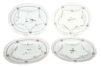 A Set of Four Chinese Export Porcelain Dishes Diameter 8 inches. — LATE 18TH CENTURY