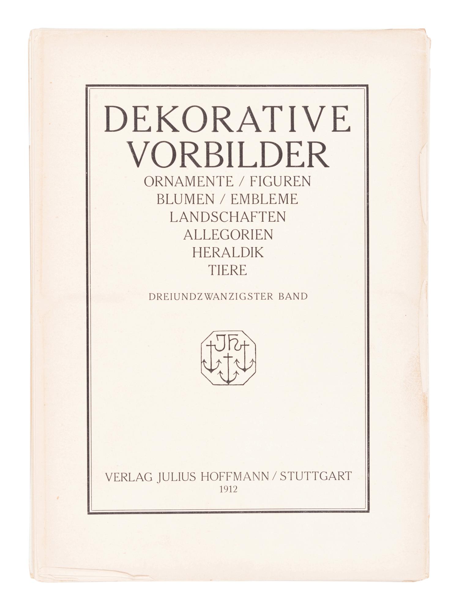 [ARCHITECTURE & DESIGN]. [KNOTHE, Paul (1897-1988)] . Der Maler Als Raumkünstler. Dresden: Atelier Stenzel, [1927].
