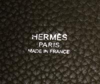 An Hermes Vert Veronese Taurillon Clemence Picotin Lock GM Handbag, 10.5" x 10.5" x 8.5".