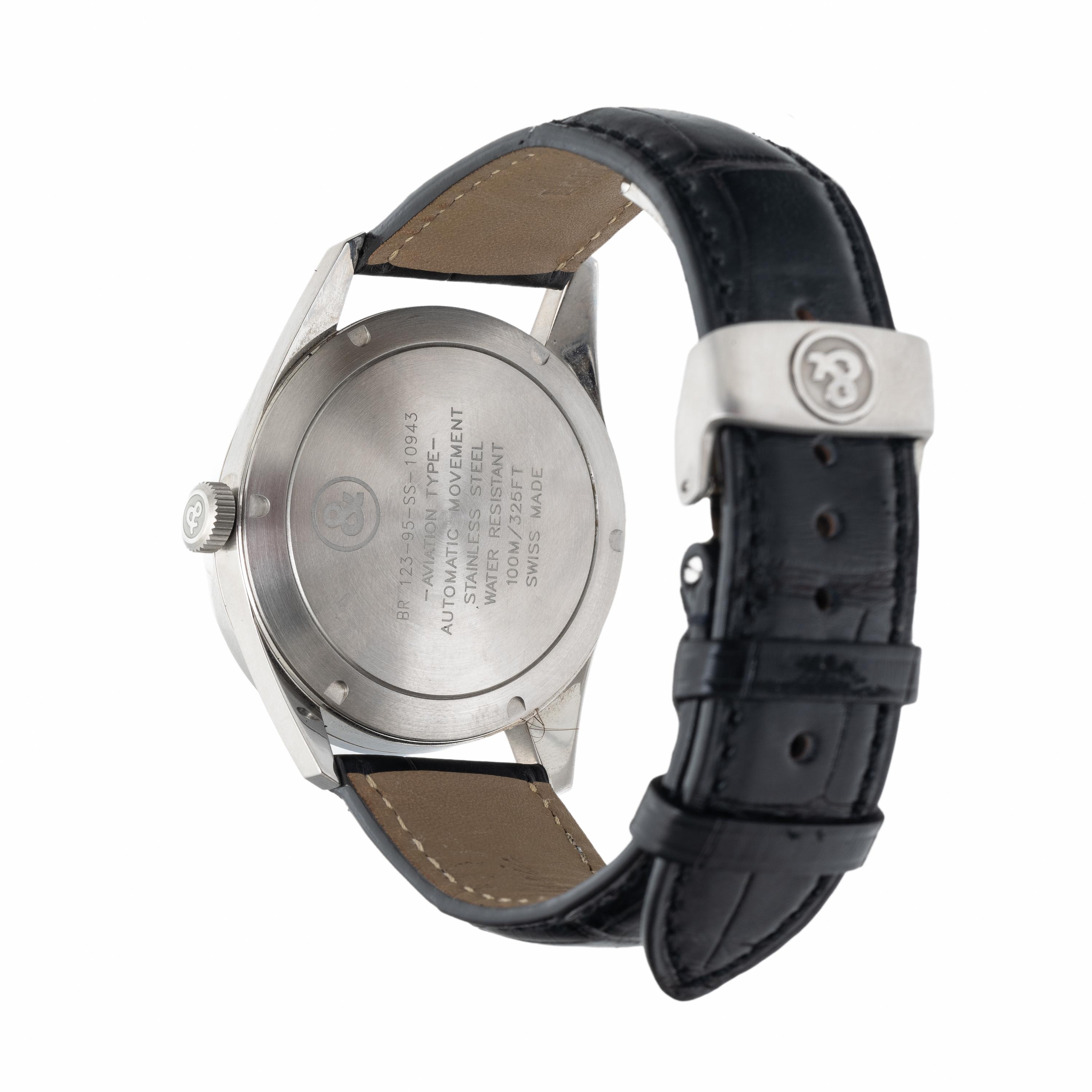Bell & Ross, Stainless Steel 'BR123' Watch, with Box & Booklet