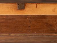 A Federal Inlaid Bird's Eye Maple and Mahogany Tambour Writing Desk
