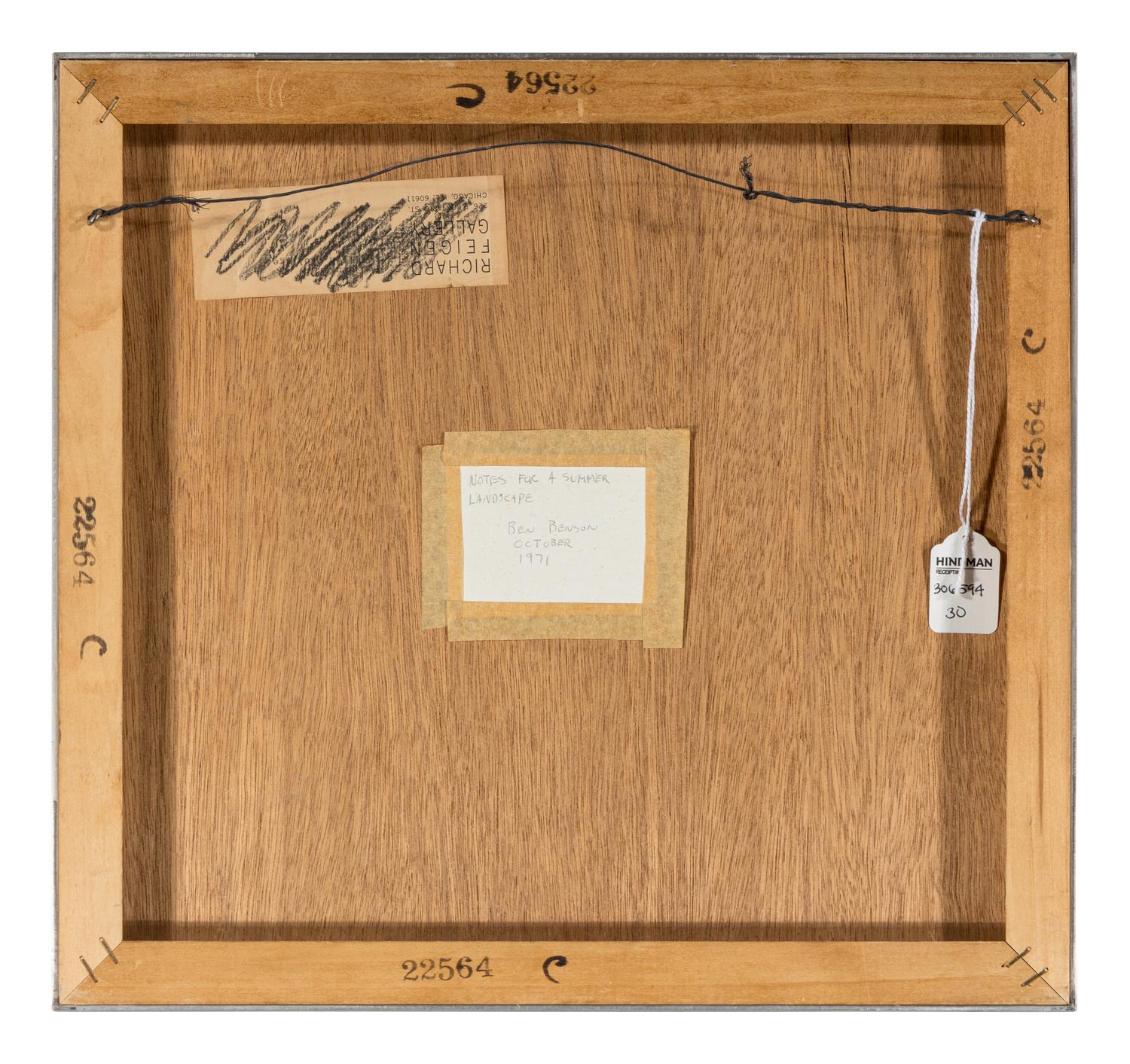 Notes for a Summer Landscape, 1971