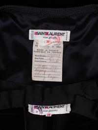 Yves Saint Laurent Rive Gauche Two-Piece Velvet Ensemble, 1970s