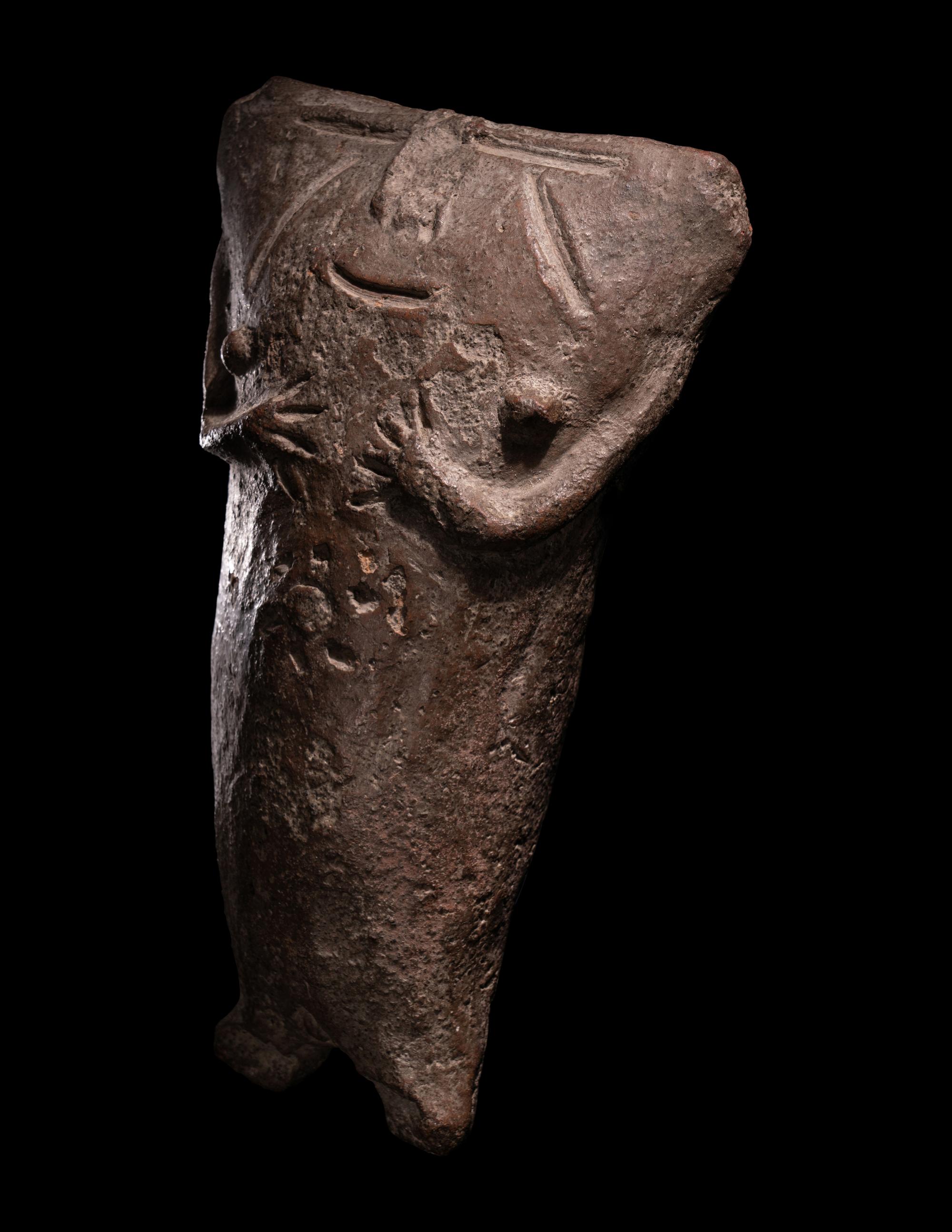 Three Chancay Polychrome Figures