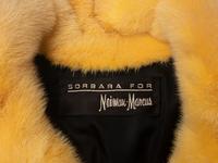 Sorbara Yellow Mink Coat