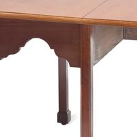 A Chippendale Cherrywood Drop-Leaf Dining Table