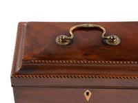 Two George III Mahogany Tea Caddies