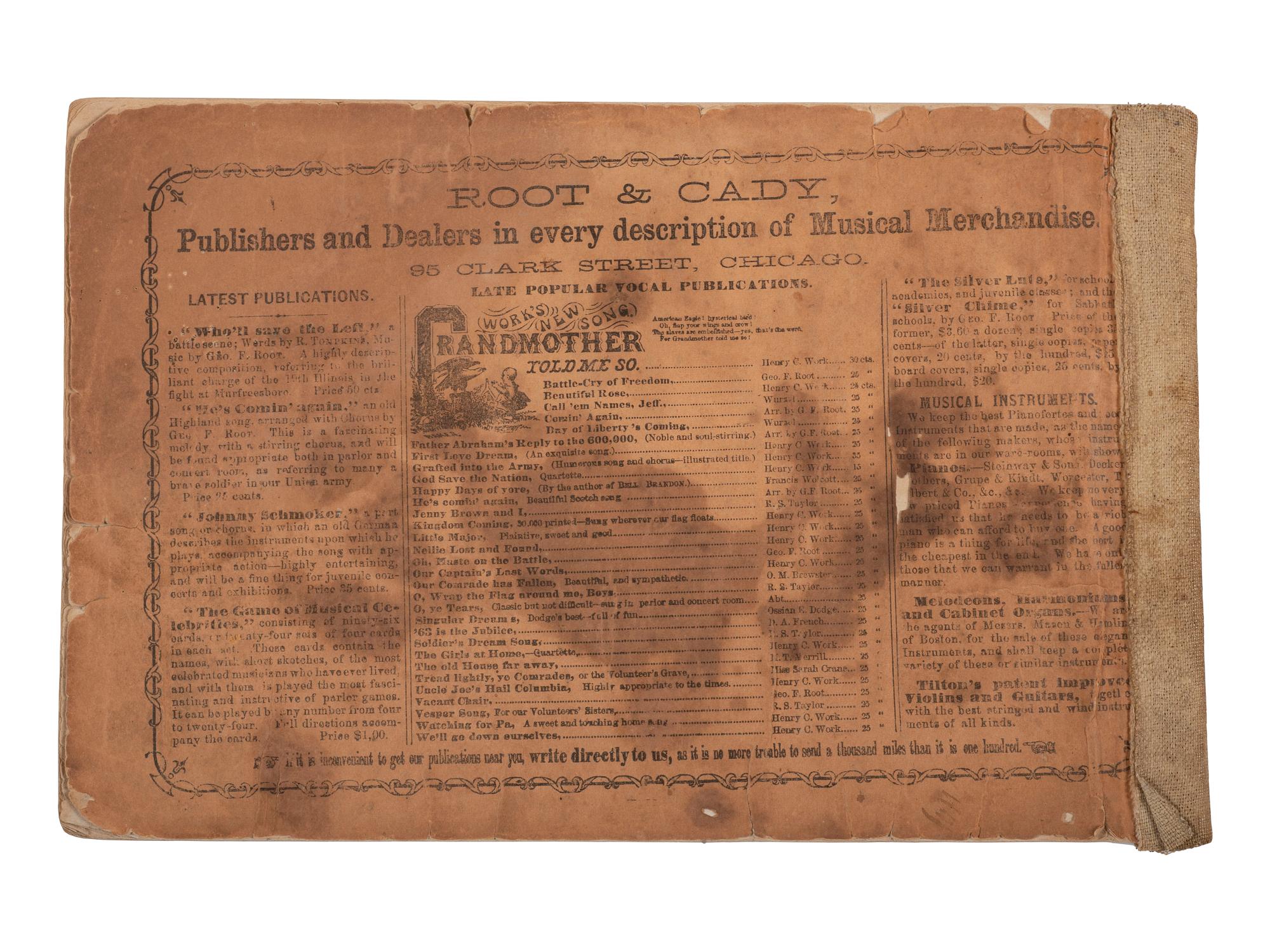 ROOT, George Frederick (1820-1895), editor. The Bugle-Call. Chicago: Root & Cady, [1863].