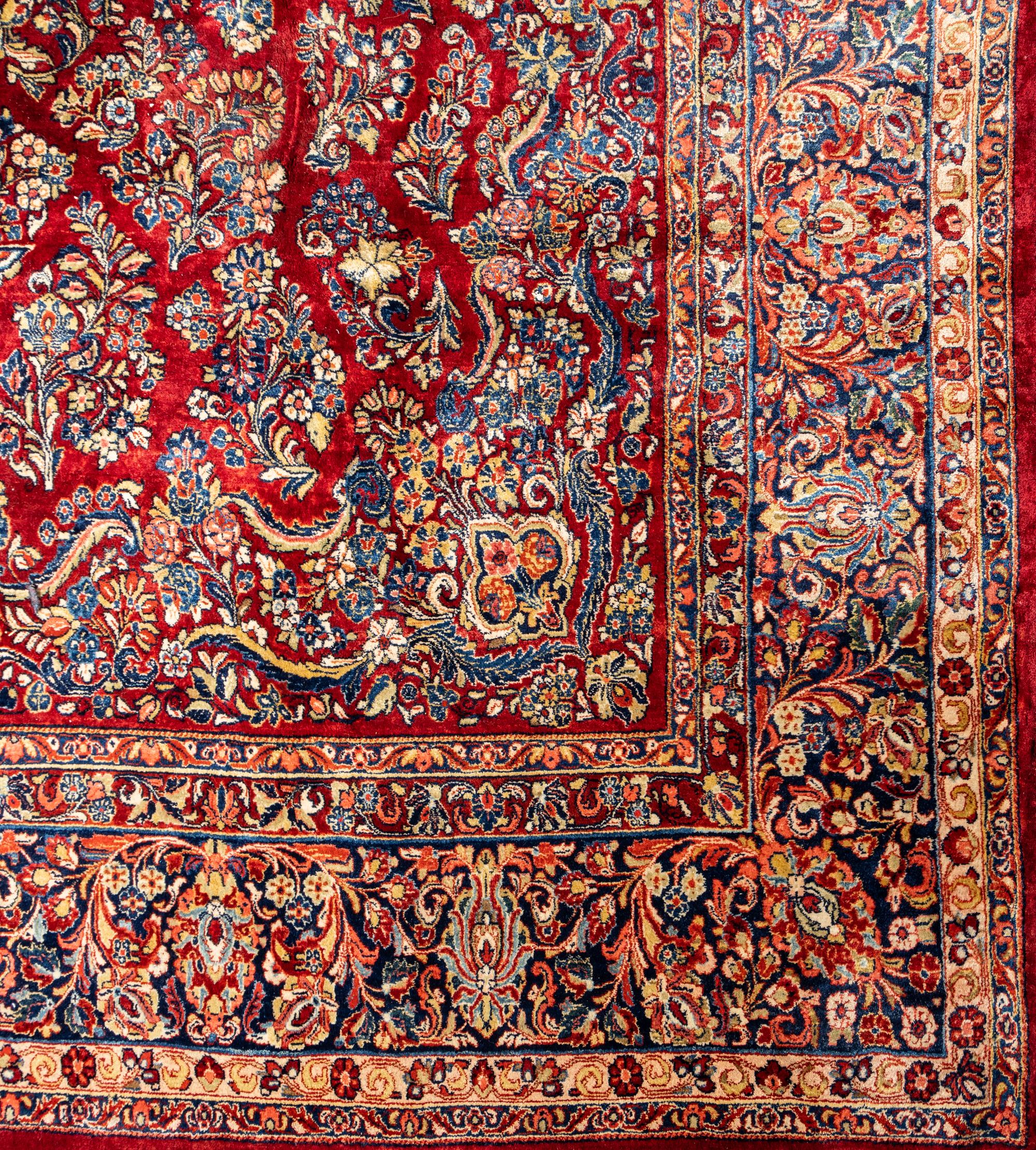 A Sarouk Wool Carpet