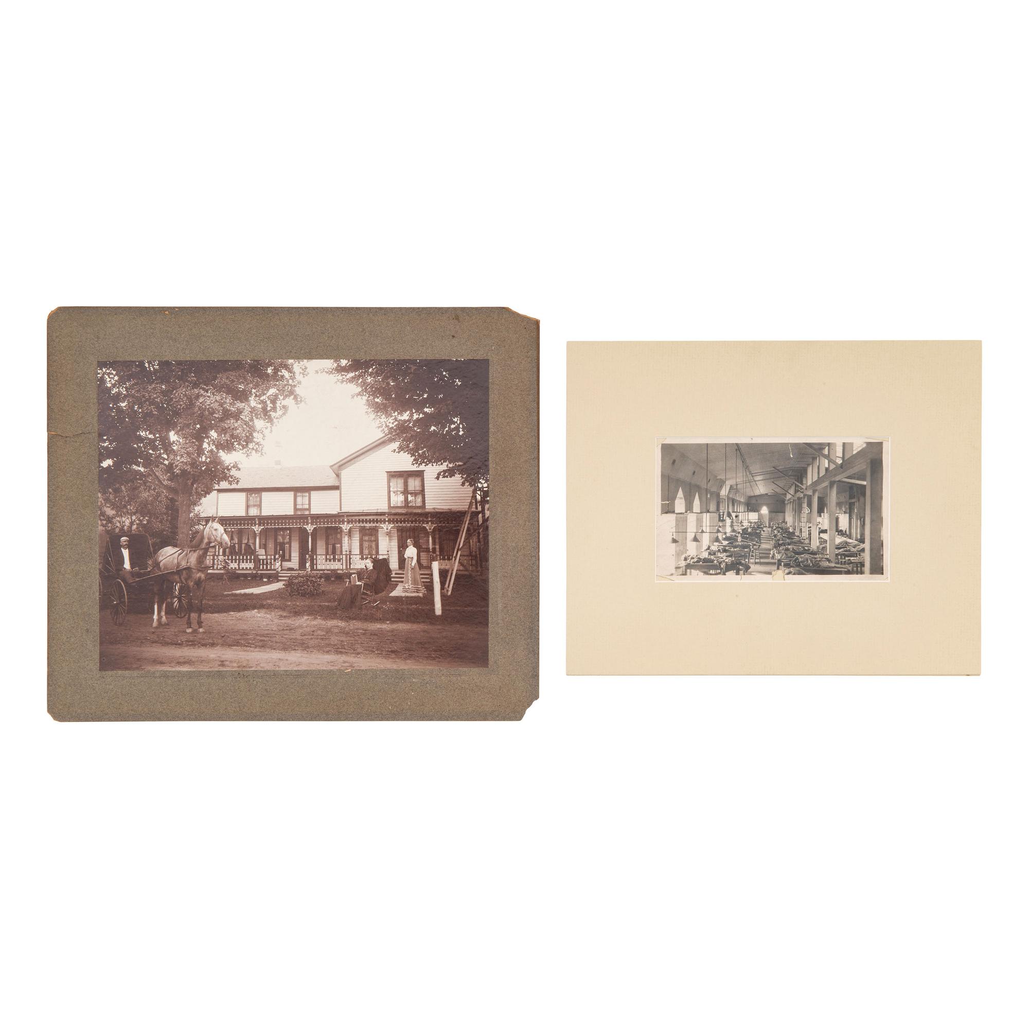 [EARLY PHOTOGRAPHY]. A group of 60 photographs, incl. portraiture, landscapes, and occupational scenes, comprising:
