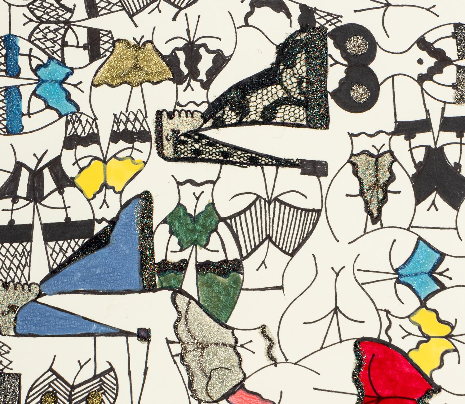 Untitled (Butts and Busts) (two works)