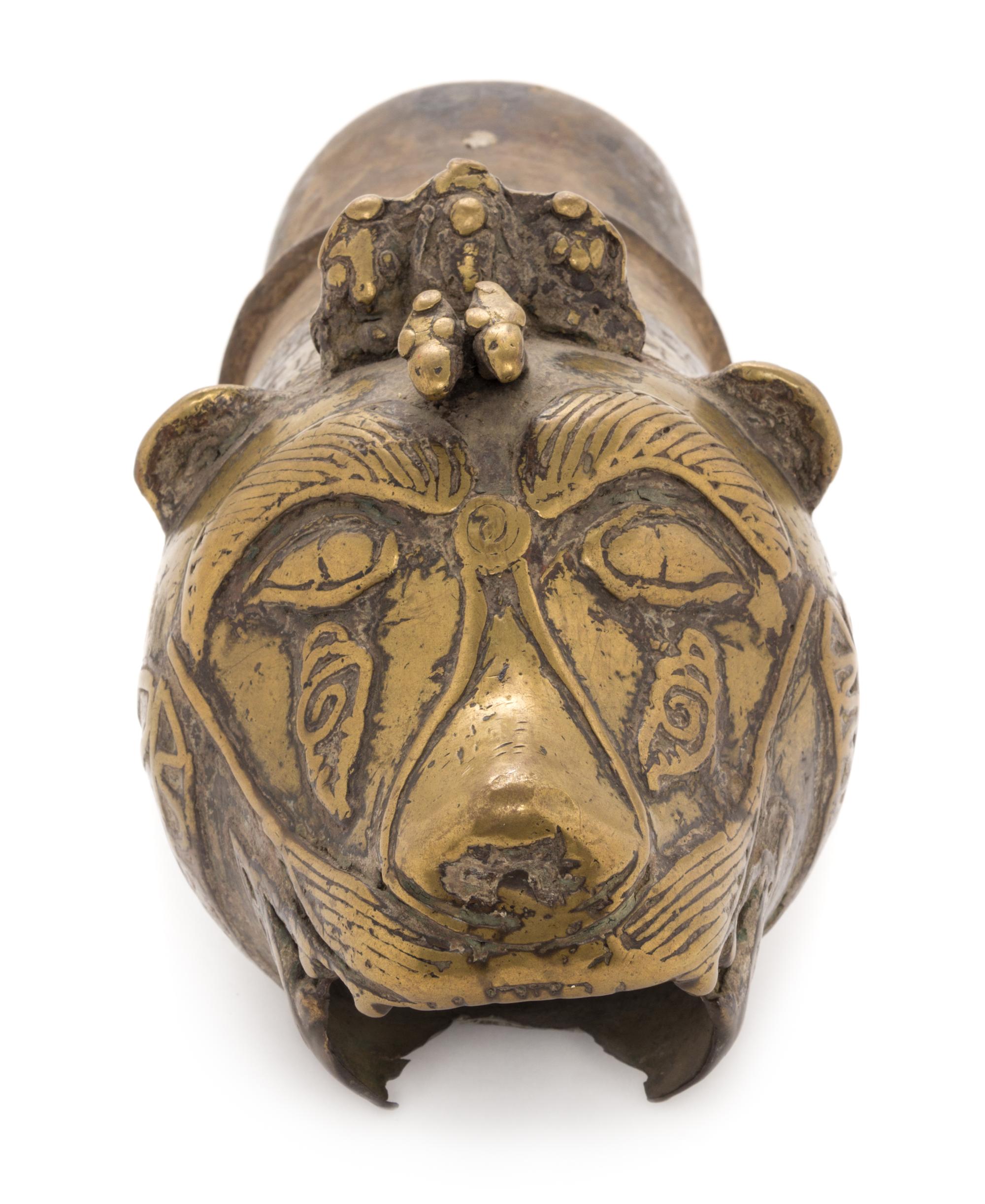 A Nepalese Bronze Fountain Head — 17TH/18TH CENTURY