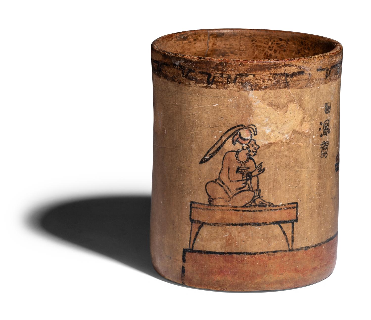 Three Maya Cylinder Vessels