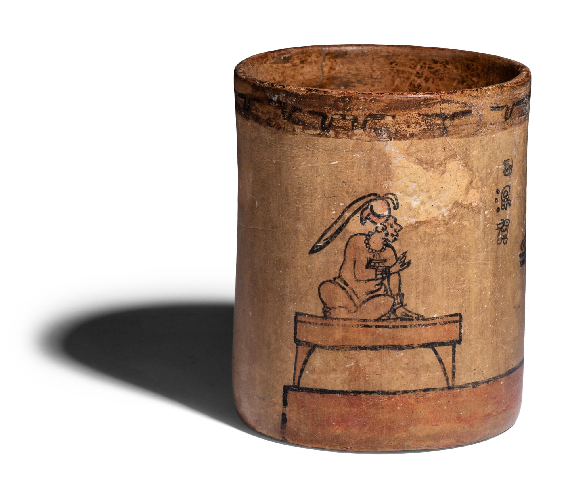 Three Maya Cylinder Vessels
