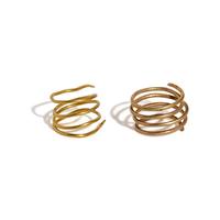 Two Near Eastern Gold Hair Rings