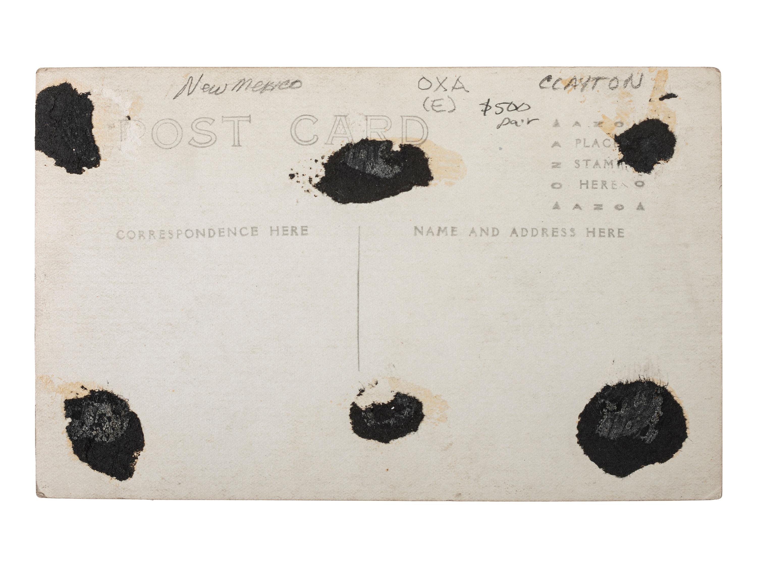 [OUTLAWS]. A pair of real photo postcards showing the hanging of Thomas Edward "Black Jack" Ketchum. [April 1901].