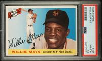 A 1955 Topps Willie Mays Baseball Card No. 194 (PSA 4.5 VG-EX+)