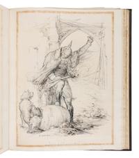 [ILLUSTRATION ART]. A finely bound album of 65 original WWI-era French illustrations in: La Grande Guerre par les artistes. Paris, ca 1915.
