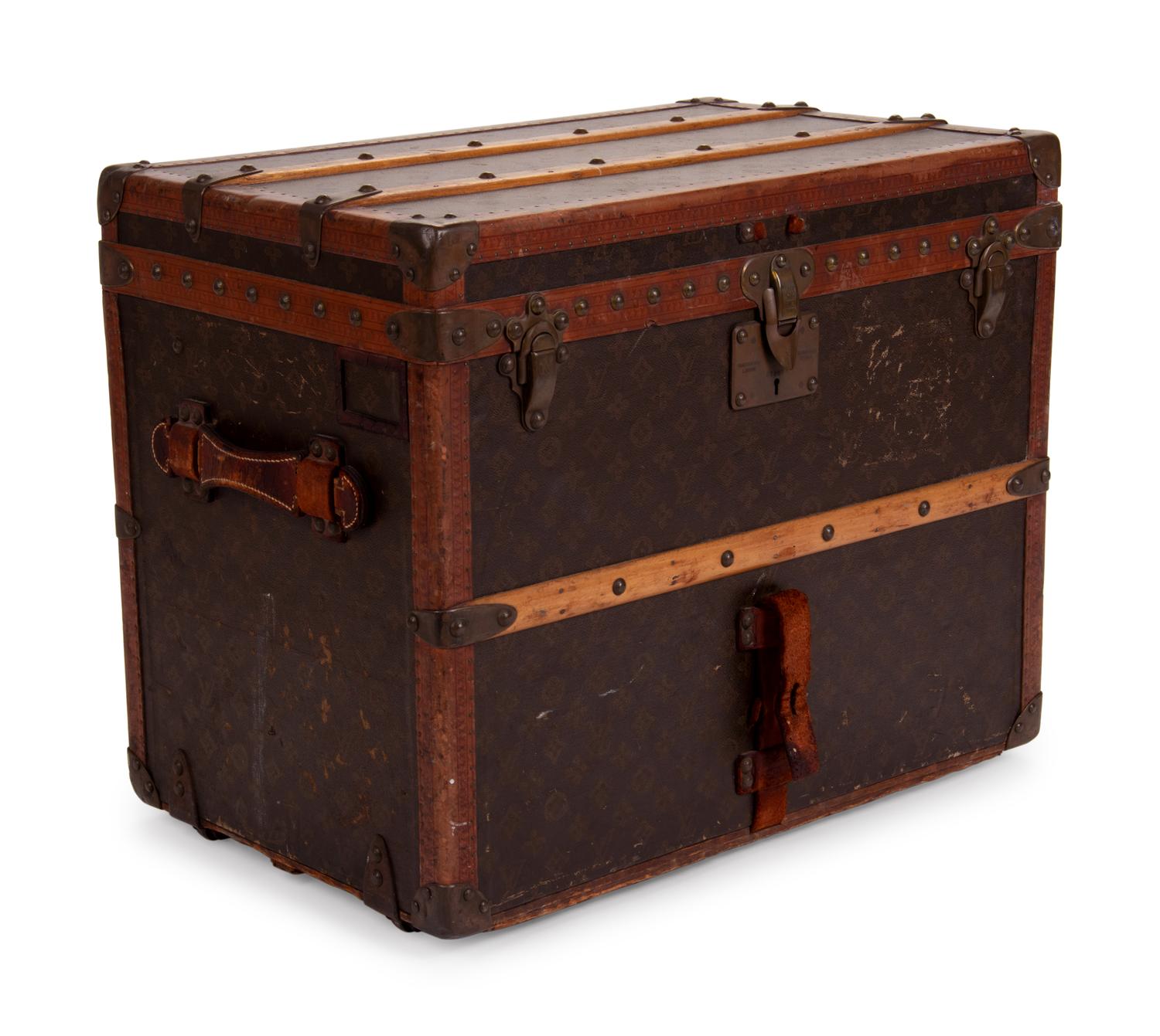 Two Louis Vuitton Early 20th Century Travel Trunks