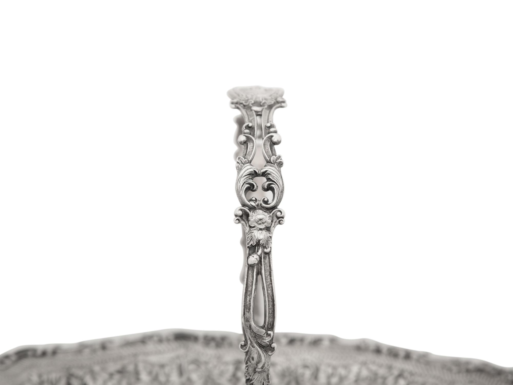 A Tiffany and Co. Silver Footed Basket