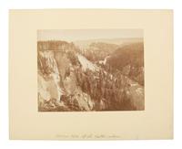 JACKSON, William Henry (1843-1942), photographer. Upper Falls of the Yellowstone , ca 1880.
