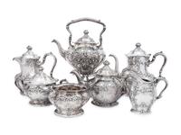 An American Silver Seven-Piece Tea and Coffee Service