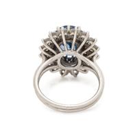 TIFFANY & CO., TANZANITE AND DIAMOND RING