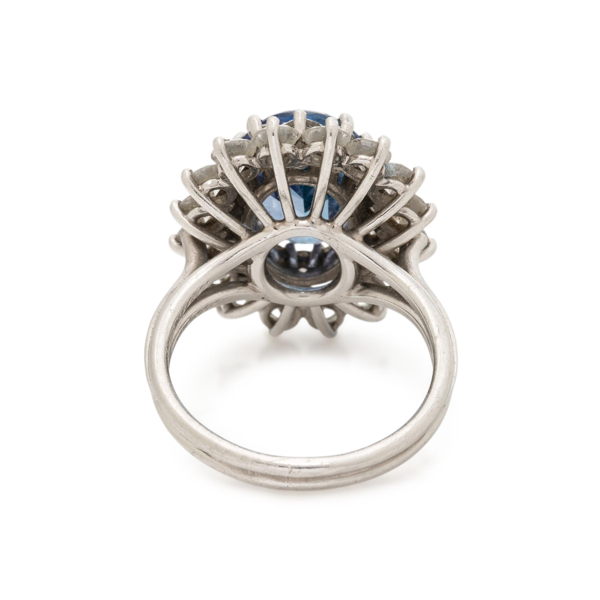 TIFFANY & CO., TANZANITE AND DIAMOND RING