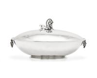 A Georg Jensen Silver Covered Tureen