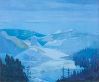 Henry Wack, (American, 1867-1954), Mountain Landscape