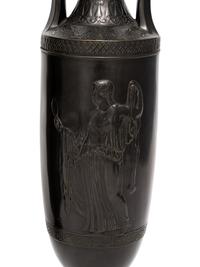 A Pair of Attic Style Bronze Vases