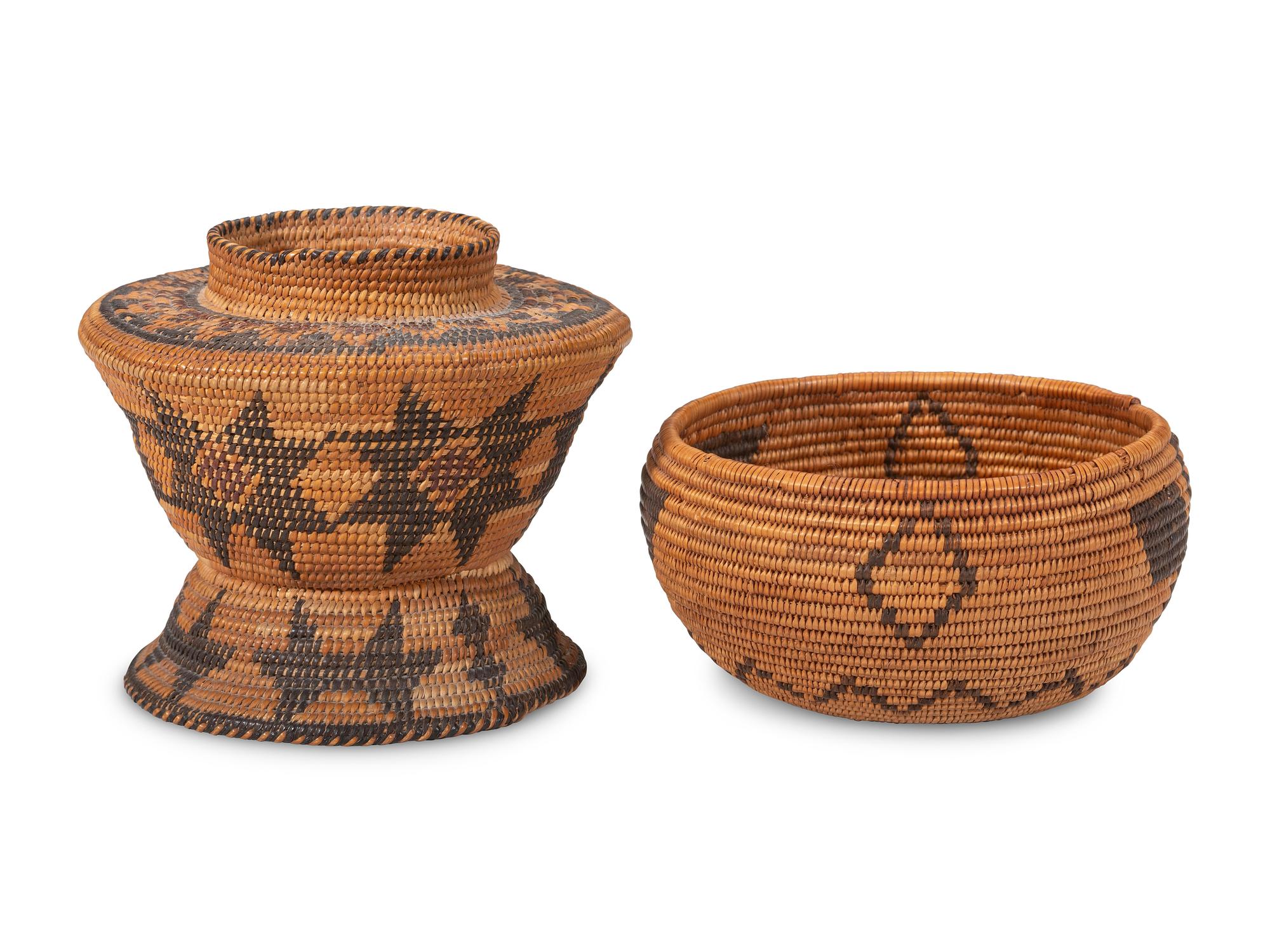 Washo and Yokut Baskets