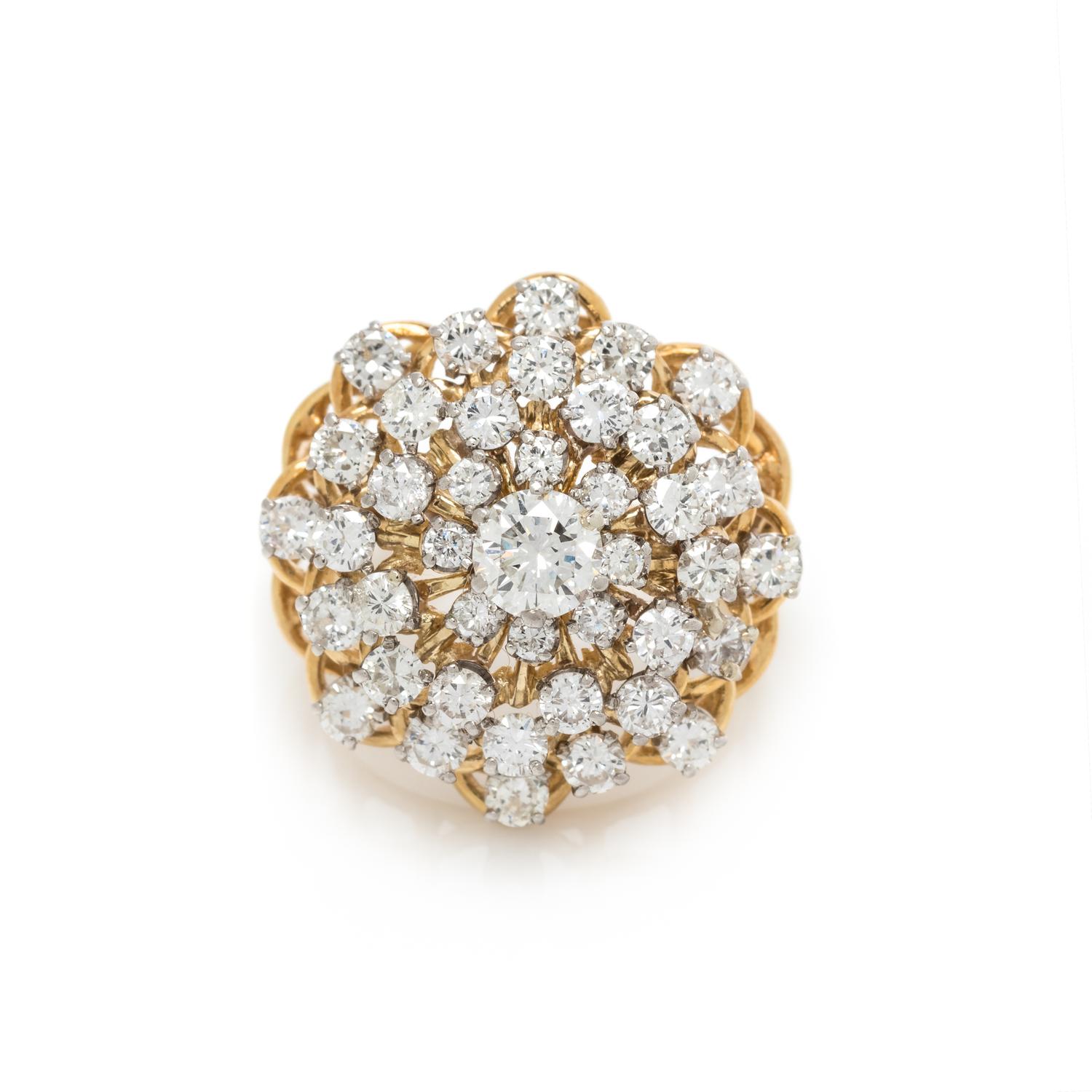 DIAMOND CLUSTER RING