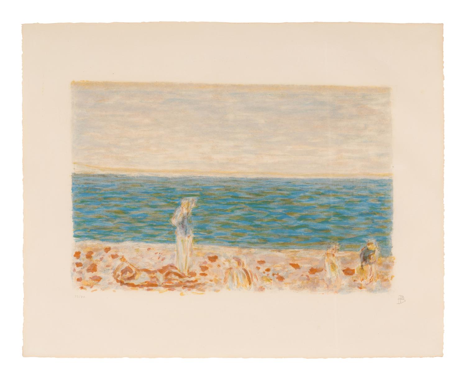 Radiateur and La Plage (two prints from Album Pierre Bonnard ), 1942-1946